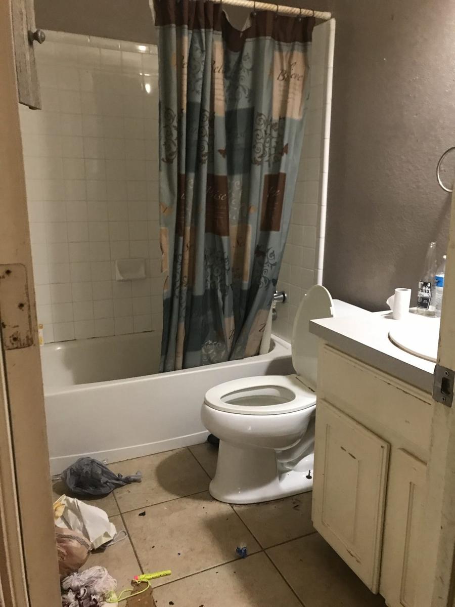 Bathroom Before